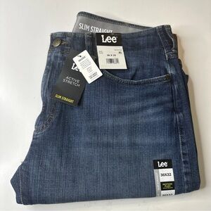 Lee Men's Slim Straight Jeans - Dark Blue